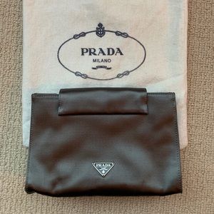 Vintage satin Prada Clutch